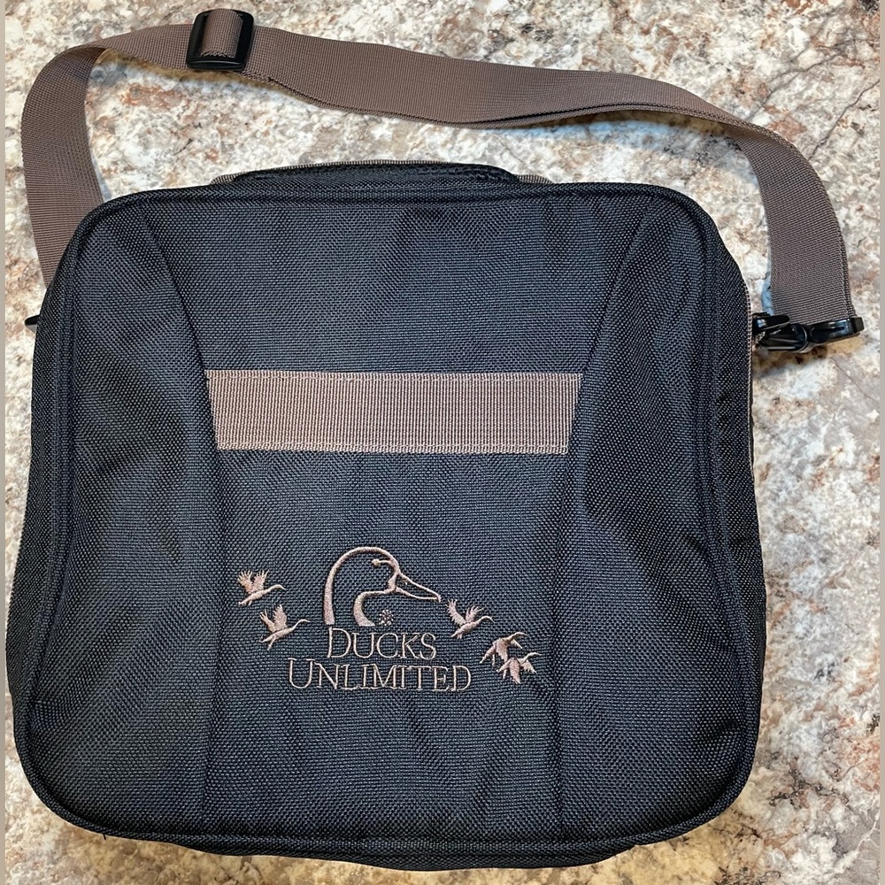 Ducks Unlimited Shoulder Field Bag For Ammo, Hunting, Fishing, Camera Case